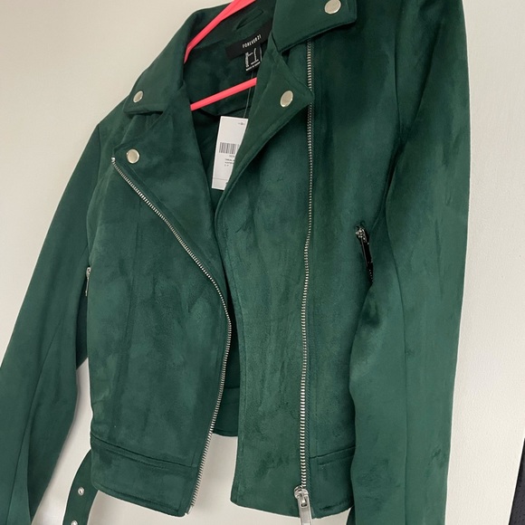 Forever 21 green suade - Picture 3 of 4